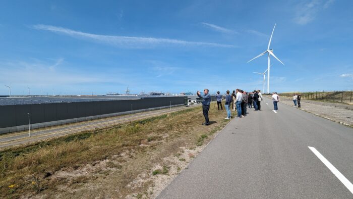 inauguration of Maasvlakte solar project