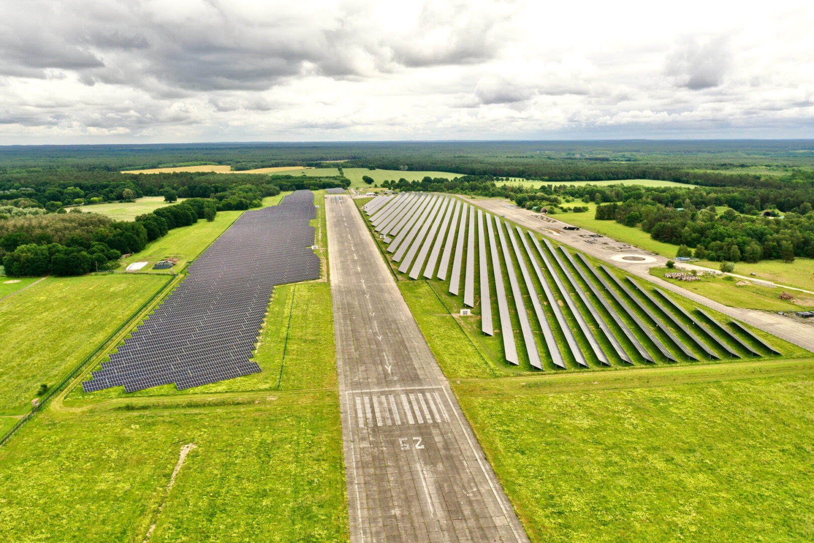 Solarpark Lärz - Luftaufnahme