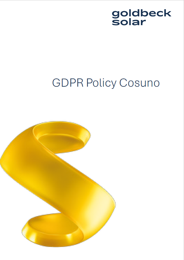 GDPR Policy Cosune