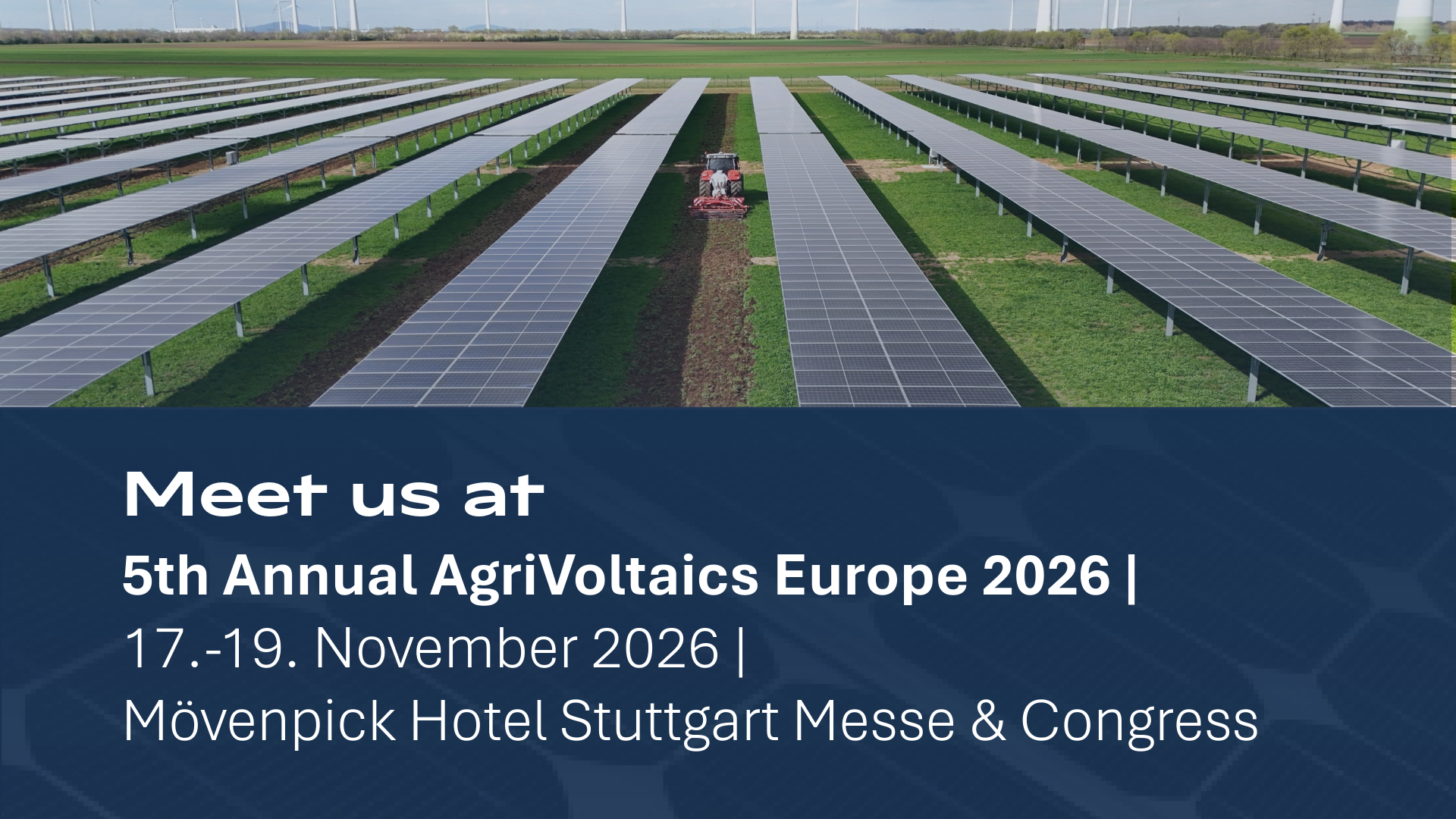Meet us at Agrivoltaics 2026